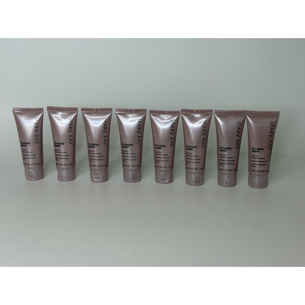 Mary Kay TimeWise Repair Volu-Firm Foaming Cleanser .5 Oz New Lot Of 8 Travel